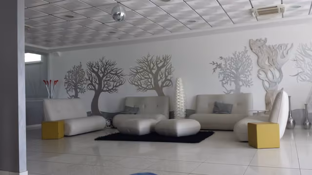 Bagno privato con doccia di una camera di Villa Imago